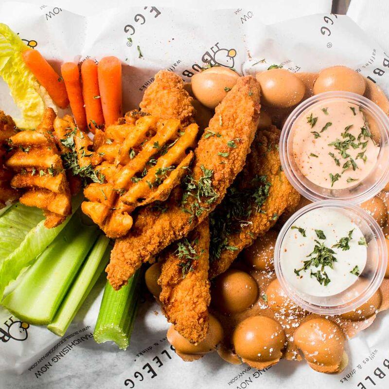 Chicken Tender & Waffle 